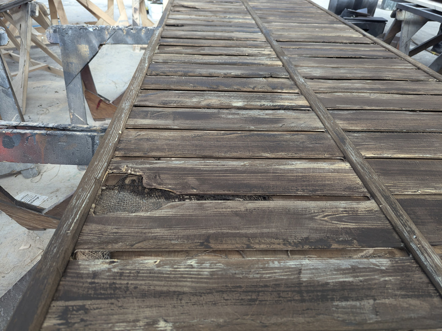 aged wood grain