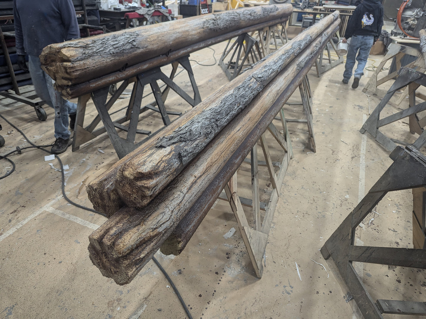 Faux Logs and Rust/ Age