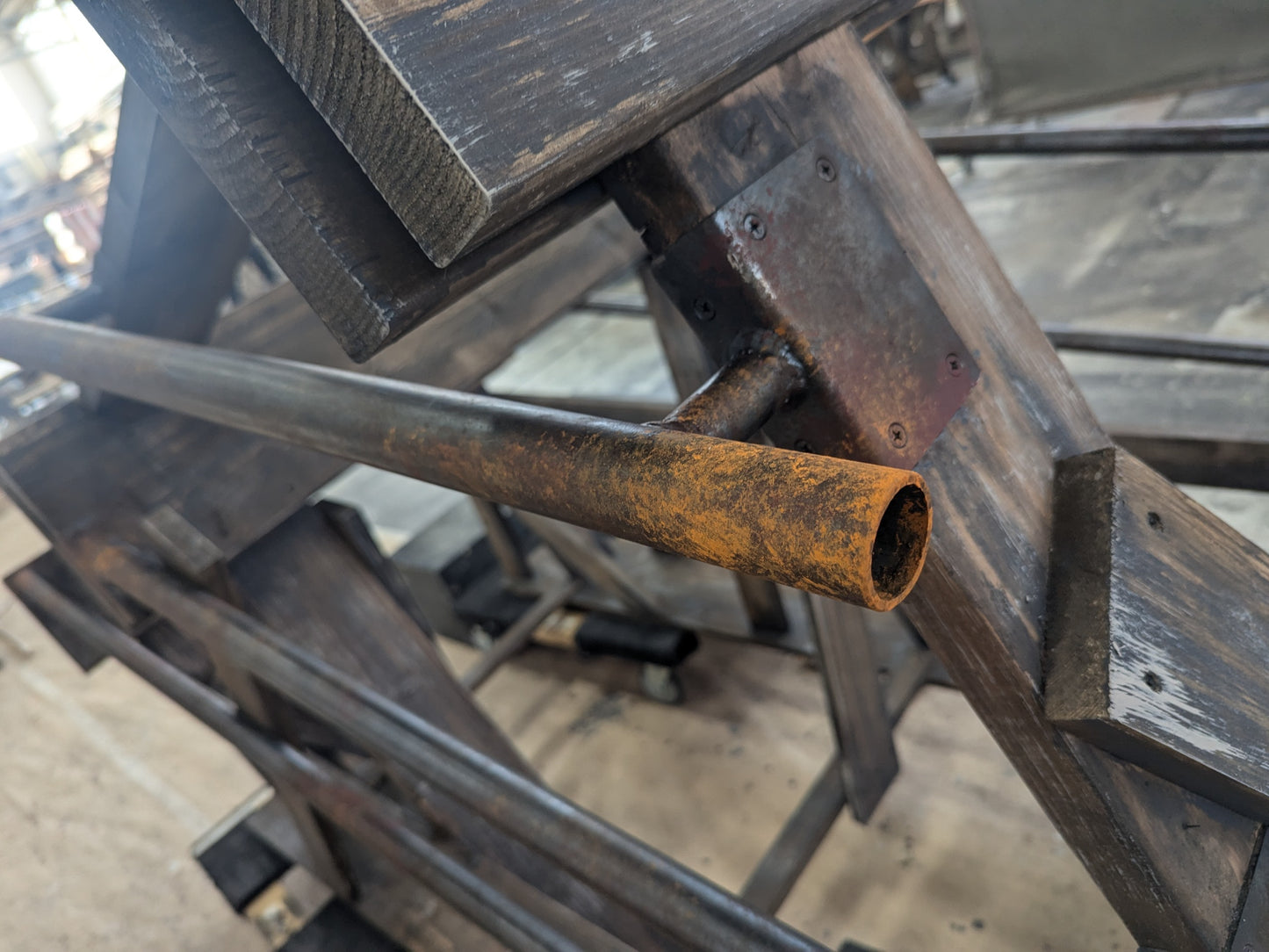 Faux Logs and Rust/ Age